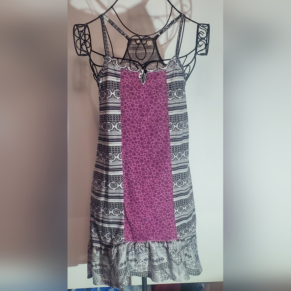Roxy Girl Spaghetti Strap Mini Sundress Size 14/16 Large